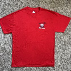 Red and white Phillies Spring Training 2015 baseball VINTAGE tee (Size Large)