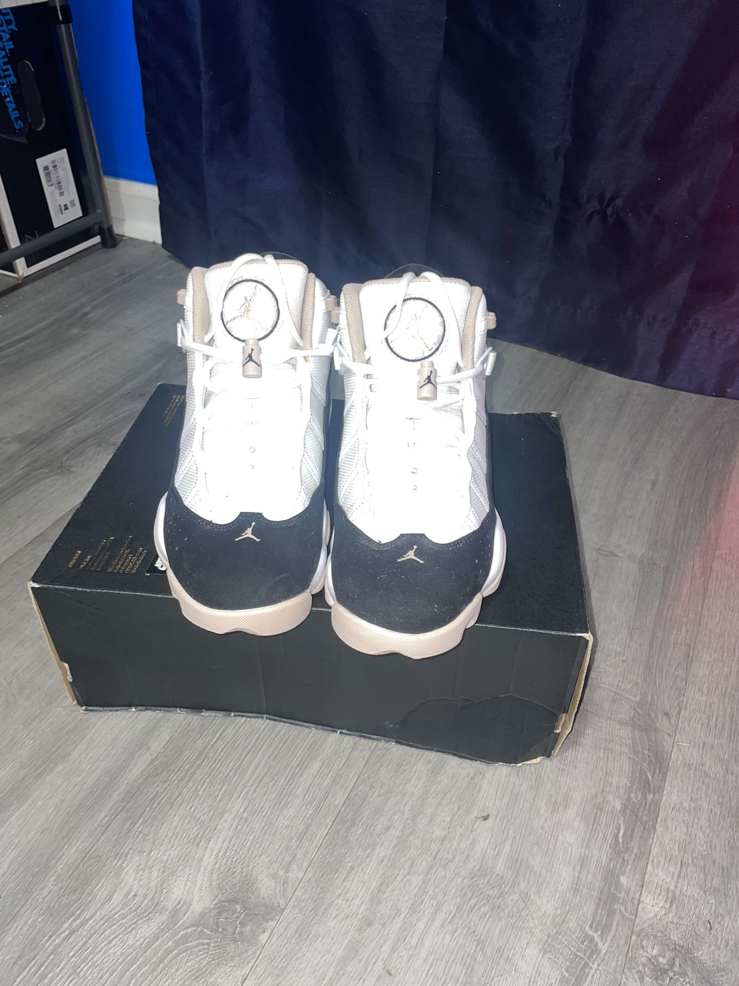 jordan 6 ring black fossil stone