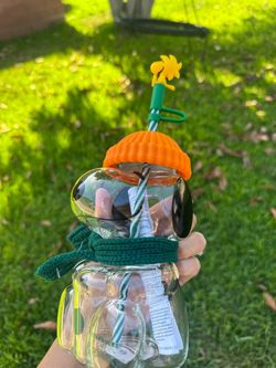 Starbucks Snoopy glass cup