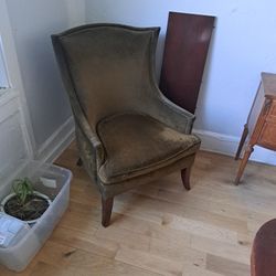 Green Velvet Chair