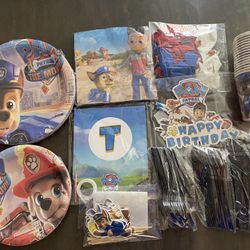 Paw Patrol Birthday Party Supplies