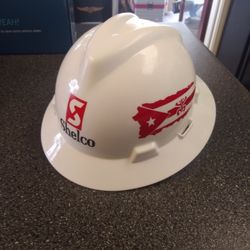 BRAND NEW SHELCO HARD HAT.  NEVER USED