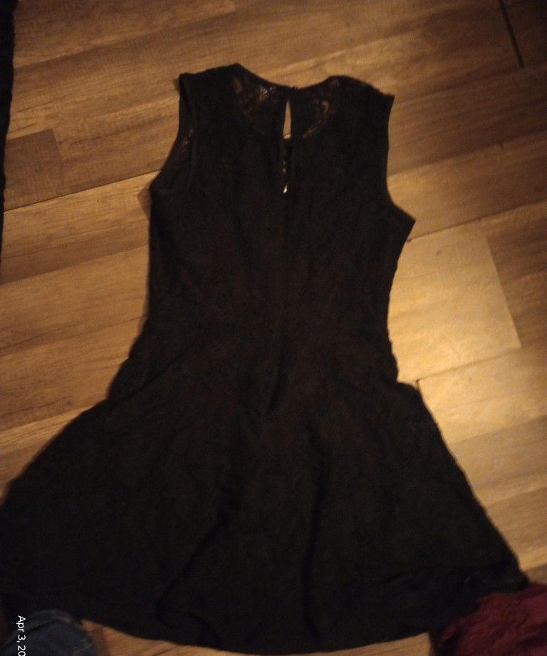 Size 3 Lace Black Dress