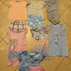 Girls Summer Pajamas Size 6