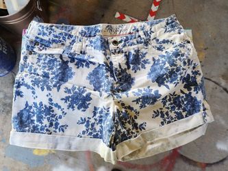 Tommy Hilfiger Blue & White Floral Shorts