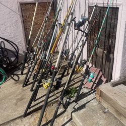 Fishing poles 
