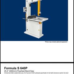 Brand New Scm Formula S 640P BANDSAW 