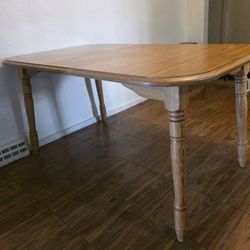 Solid Wood Table And Chair Set