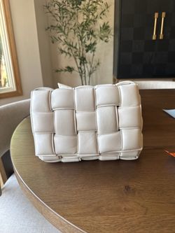 White Bottega Purse