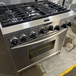 Kitchenaid 36” Dual Fuel Gas Range 