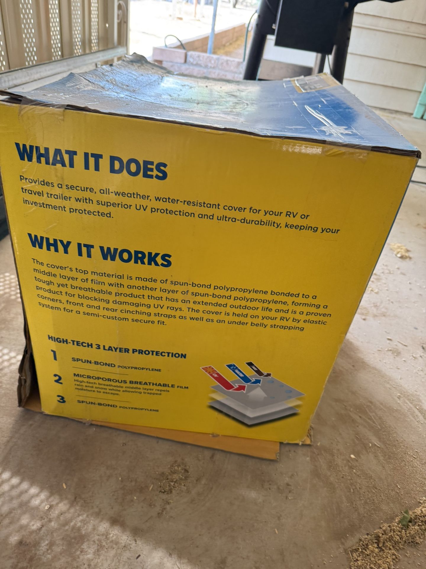 Travel Trailer Cover Never Used