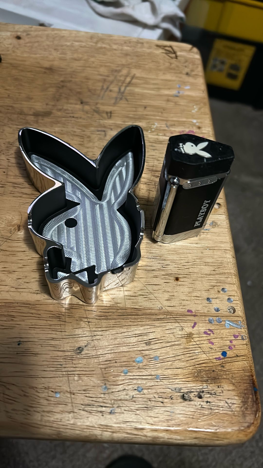 Vintage Playboy Ash Tray And Butane Torch New Never Used 