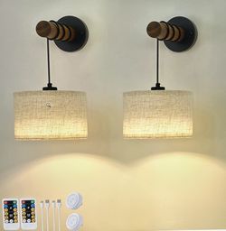 Modern battery powered wall sconces
