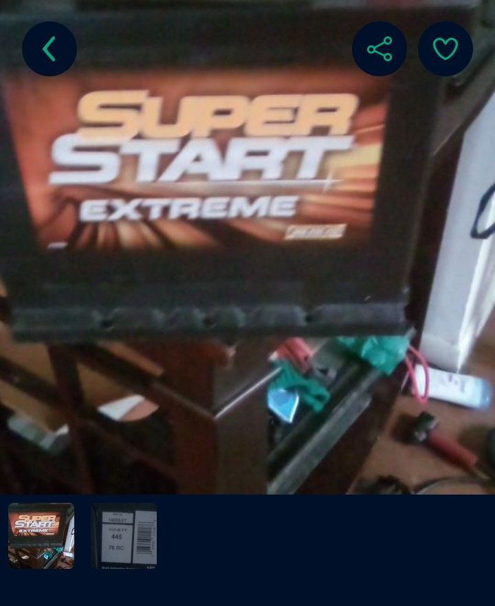 (New) Super Start Extreme (Car Battery)