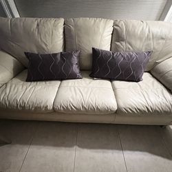 Leather Couch Slightly Used