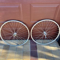 Vintage Ambrosio 19 Extra Elite 27" Wheel Set