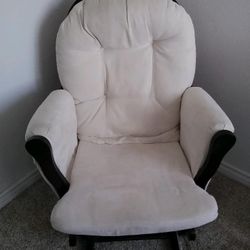 Storkcraft Rocking Chair & rocking Ottoman, Non Reclining. 