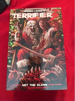 Terrifier 3 bloody Santa Claus