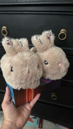 Brand New Toddler Girl 5/6 Bunny Slippers