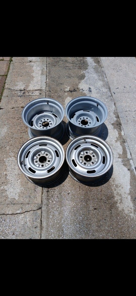 15" Chevy Style Rally Wheels 