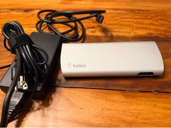 Belkin Thunderbolt 3 Express Dock HD F4U095 – w/ AC Adapter & TB3 Cable
