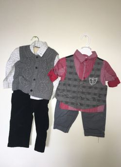Both 12 months in excellent condition worn only once no pets or dogs