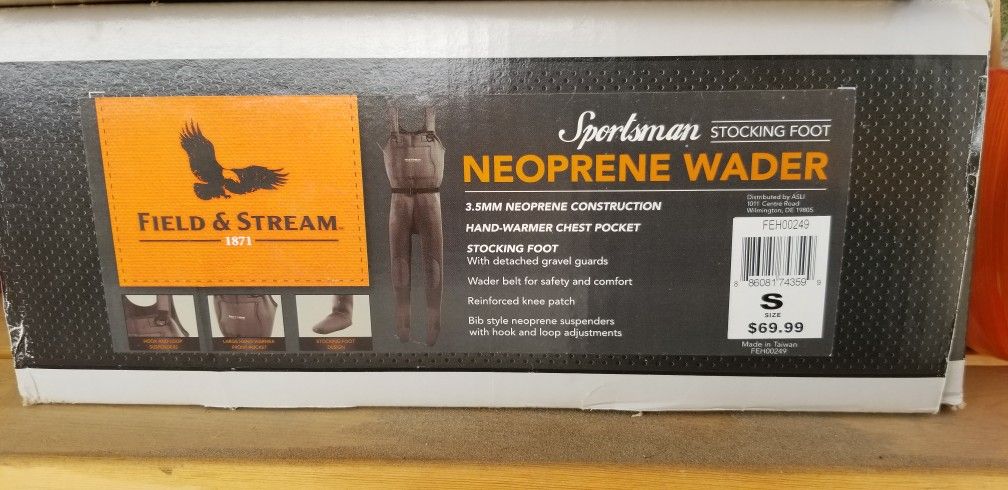 Brand New! Field & Stream Waders - Sz Small Mens