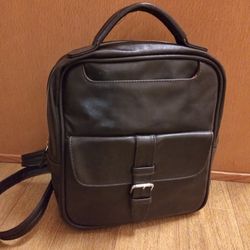 Real Leather Backpack