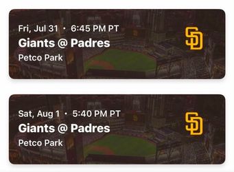 Giants @ Padres