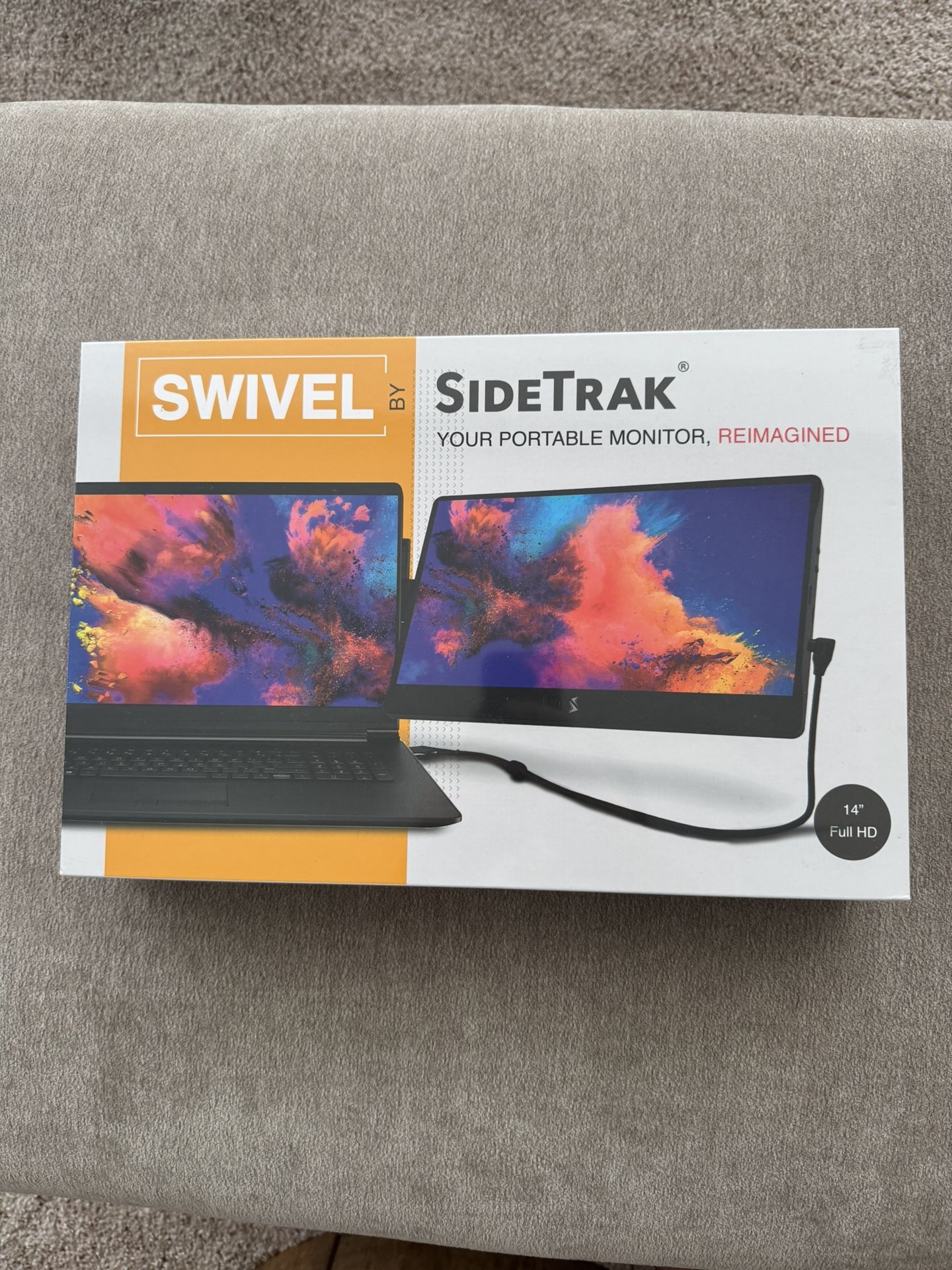 Portable Monitor - Swivel 14” By SideTrak