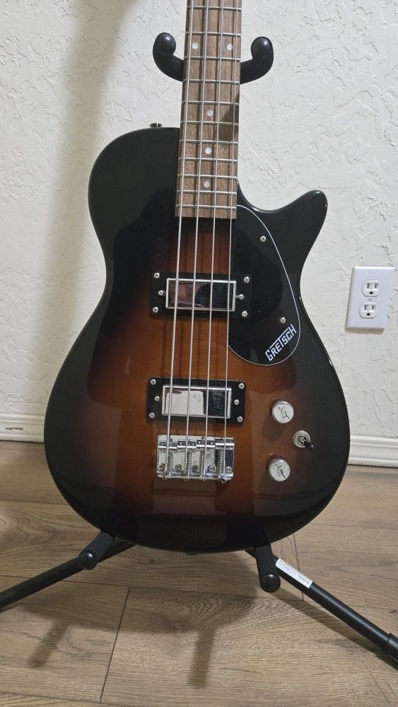 Gretsch Guitars G2220 Electromatic Junior Jet Bass II Short-Scale Bass Guitar Tobacco Sunburst