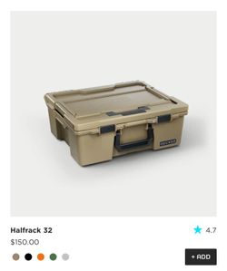 Decked tan storage bin set of 3