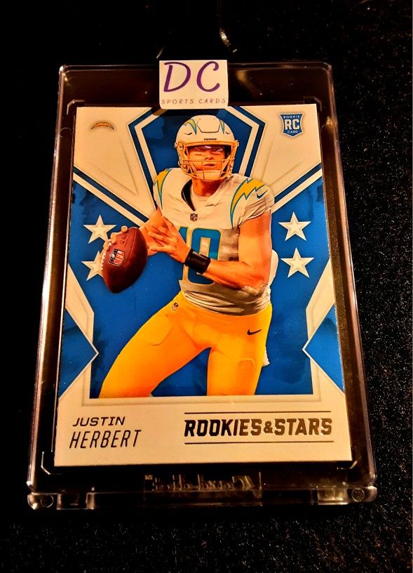 Justin Herbert 2020 Rookies And Stars Rookie Card Los Angeles Chargers