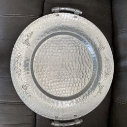 Hand Forged American Aluminum Serving Tray