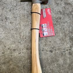 Milwaukee 19 oz. Wood Milled Face Hickory Framing Hammer