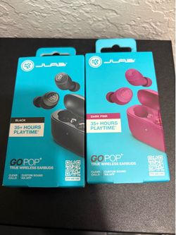 JLab GO POP+ True Wireless Earbuds