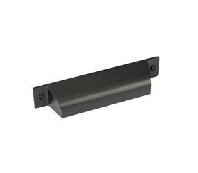 Better Homes & Gardens 3-3/4" (96mm) Center-to-Center Bin Pull, Matte Black, 2 X 6 Pack