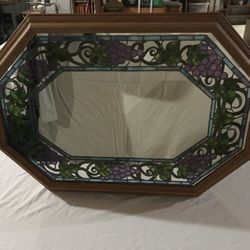 Beautiful Vintage Octagon Mirror 