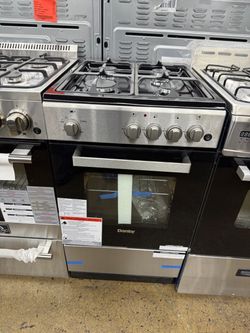 Brand new Danby Stainless Steel 4 burner range stove 20 inches