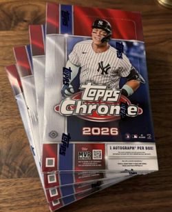 2026 Topps Chrome Hobby Boxes (Baseball/MLB)