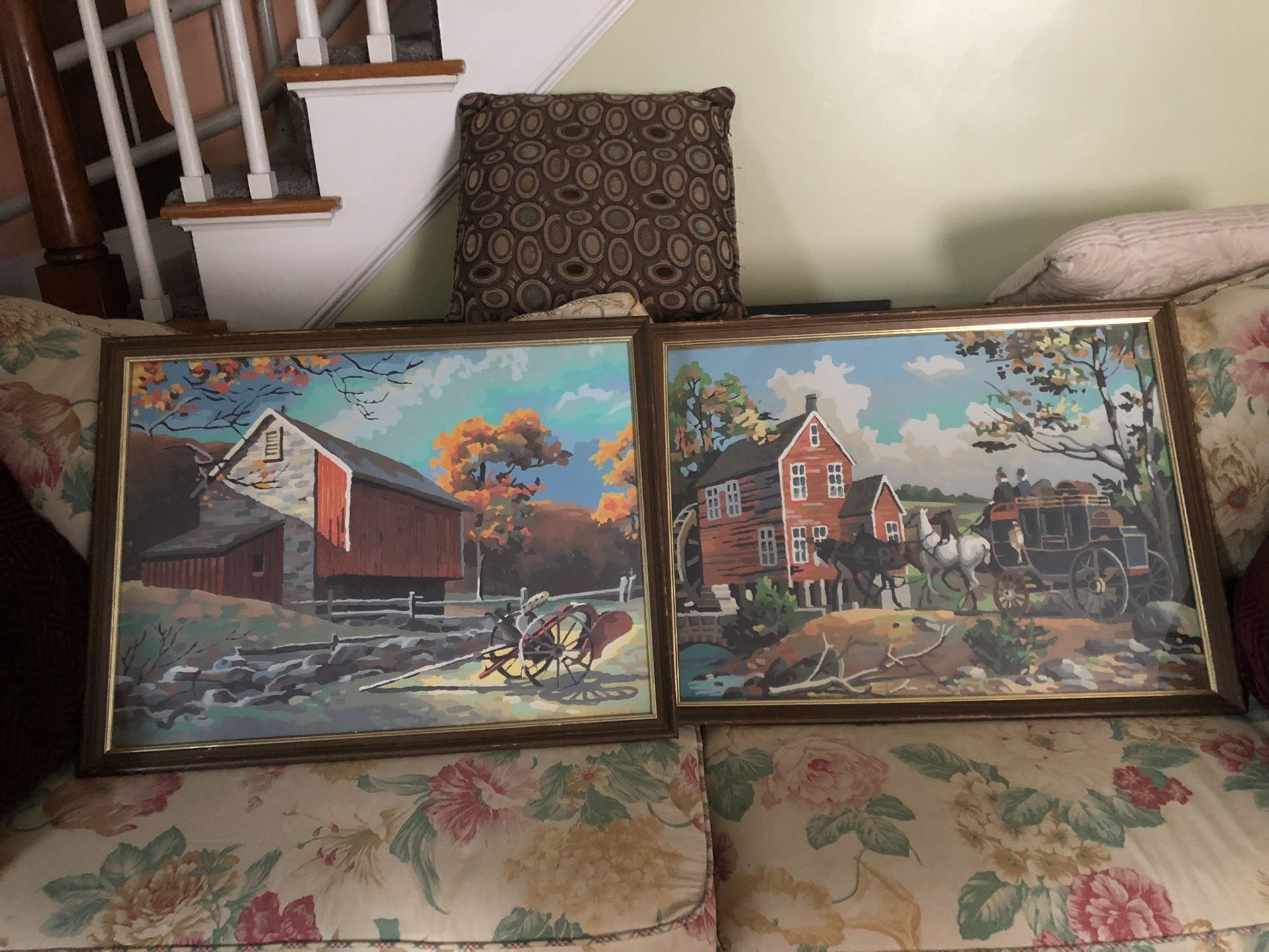 2 Antique Frame Picture