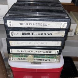 Vintage Neo Geo Arcade Video Game Pcb Cartridges 