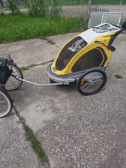 Bike Cart Trailer Was Over 300 New Rickshaw 