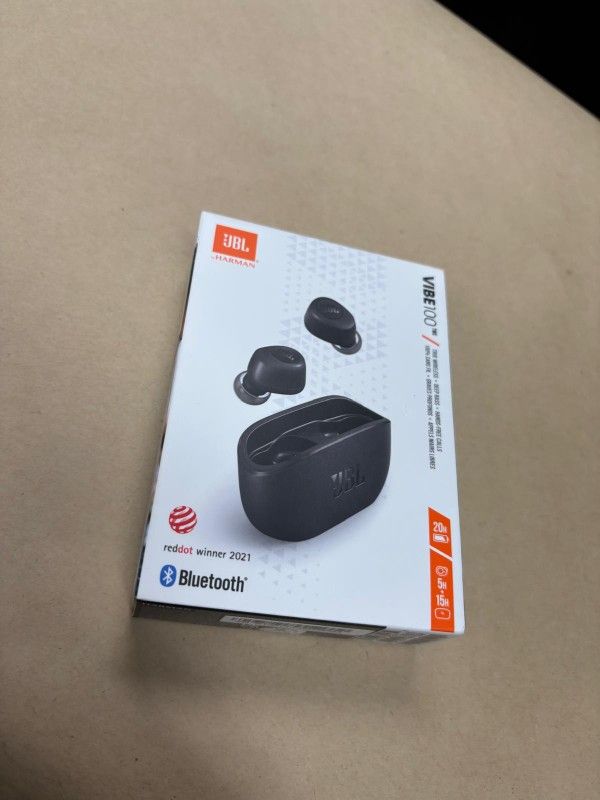 Jbl Vibe 100 True Wireless Earbuds New - Pay $1 today and pay the rest later -
