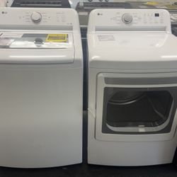 LG Top Load Washer/Electric Dryer