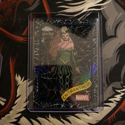 Marvel Topps Chrome 2025 Enchantress /399 Web