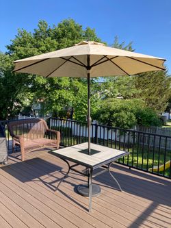 Patio Table W/ Umbrella