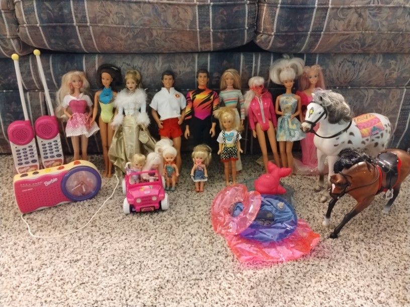 1990s Barbies & Such! $88 Obo