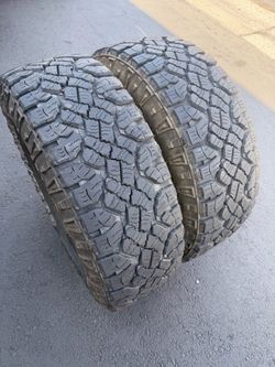 (2) 275/70R18 Goodyear Wrangler Tires