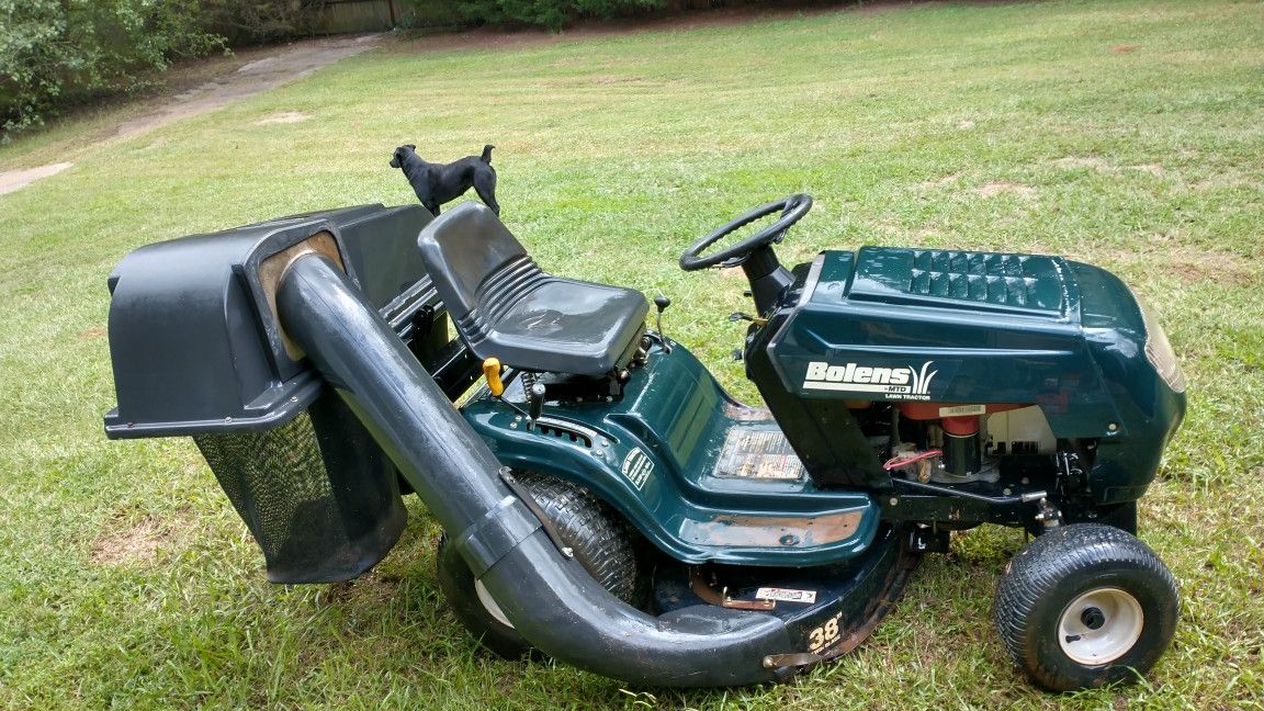 Bolens 38" riding lawnmower.